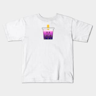 Galaxy Boba Tea Kids T-Shirt